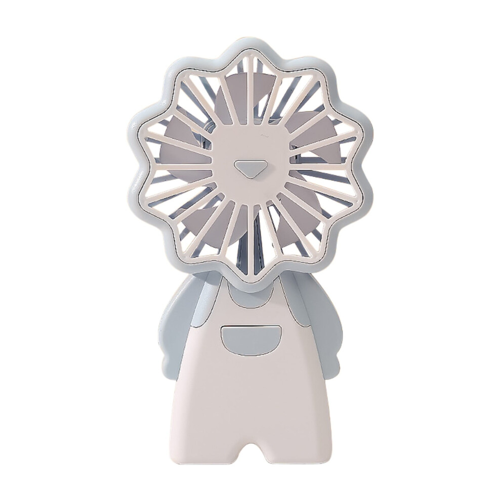 Handheld Fan Blue Usb Rechargeable 3-Speed 908436396882