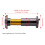 Door Peephole Anti-Theft Wide-Angle 220 Silver 2