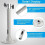Βάση Προβολέα - YYV - Universal - Αλουμινίου - Ρυθμιζόμενη - Οροφής/Τοίχου 2