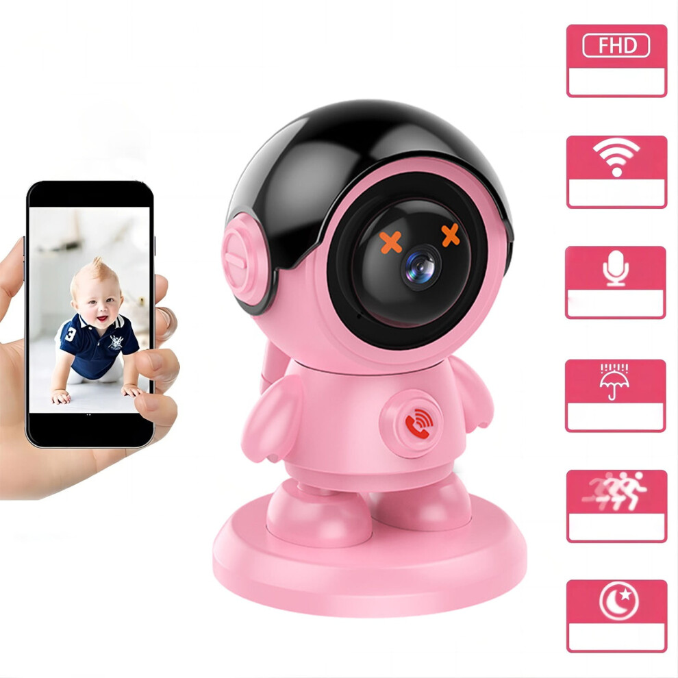 Robot Camera Wifi Indoor Security 2Mp 1080P Night Vision 908436389563