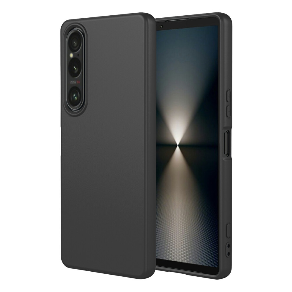 (Black) For Sony Xperia 1 Vii Case Soft Tpu Shockproof Protective Phone Cover Black 6914297136172