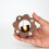 Cailmei brass solid wood doorbell pendant 1 piece 5