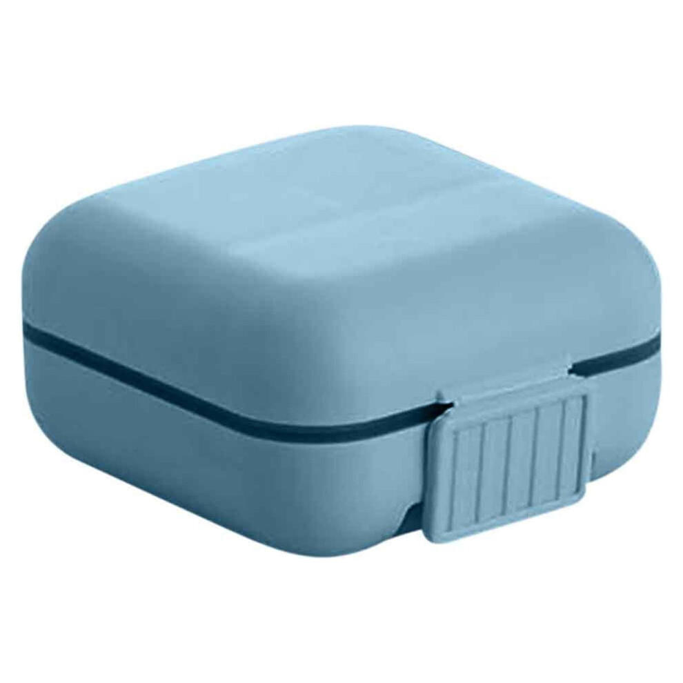 VALSEEL portable travel pill box with silicone seal and