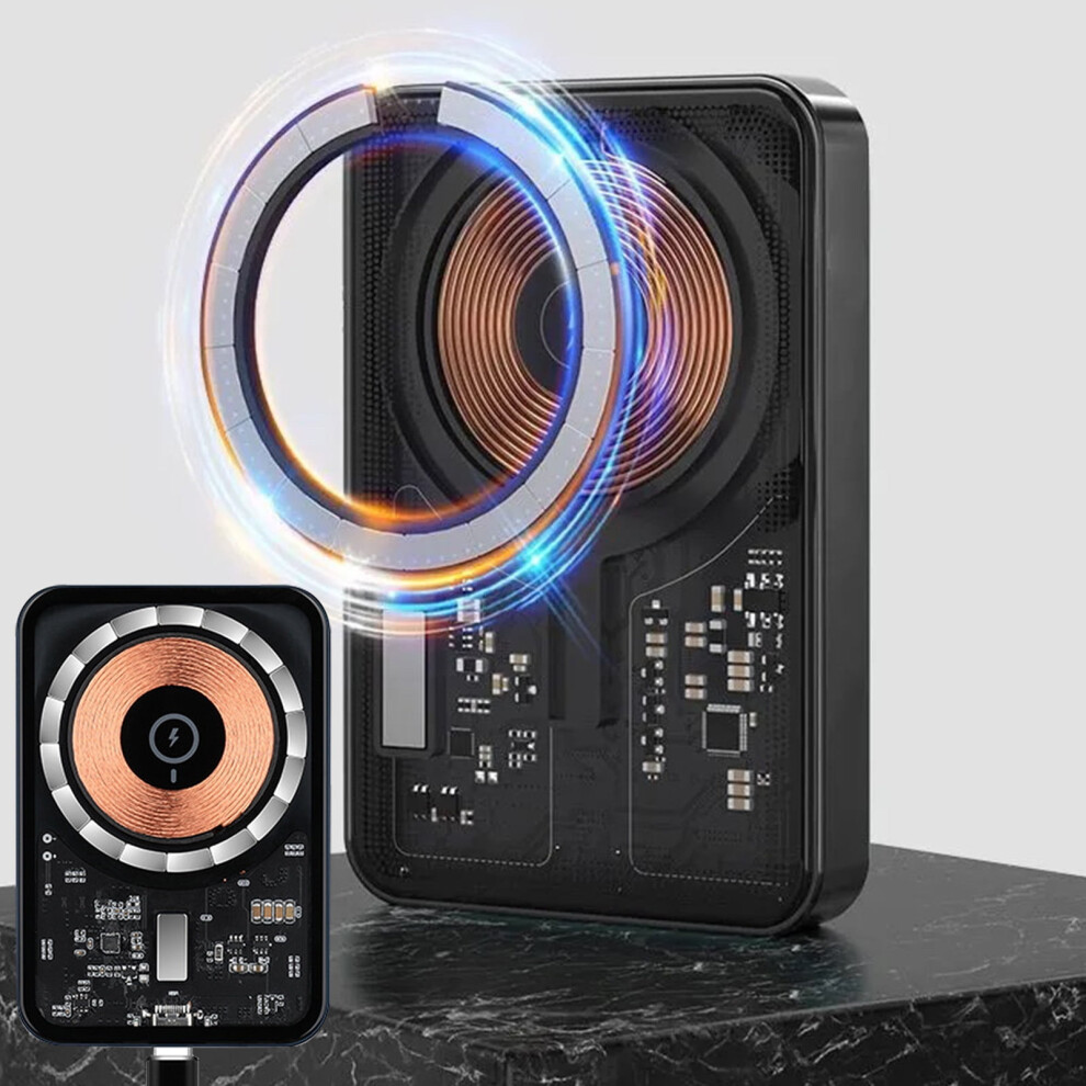 Txmfgh Wireless Car Charger 15W Magnetic 360 Rotating 908436374255