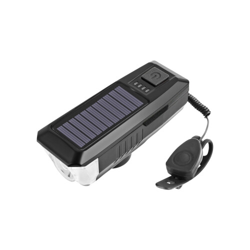 VALSEEL solar bicycle headlight USB rechargeable