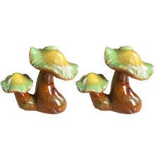 Mushroom Toilet Screw Cover Caps Porcelain 2 pcs