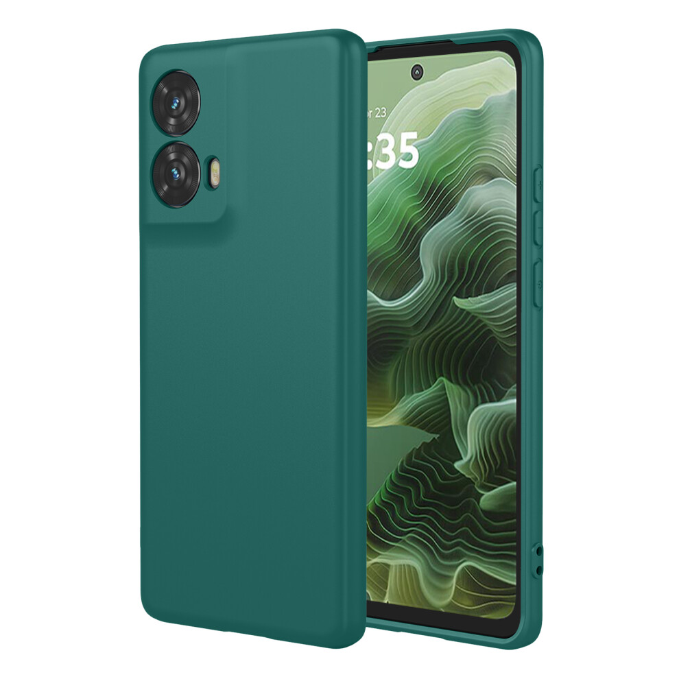 (Blackish ) For Motorola Moto G35 5G Case Soft Tpu Shockproof Protective Phone Cover Green 6914298010549