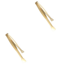 Stainless Steel Mini Serving Tongs 15cm 8 Pcs