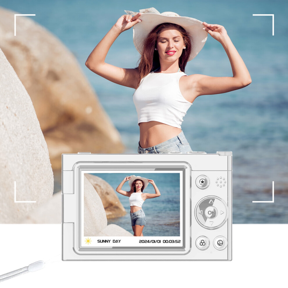 Txmfgh Digital Camera 64Mp 4K 28X Zoom 2.83-Inch Ips Screen 908436052009