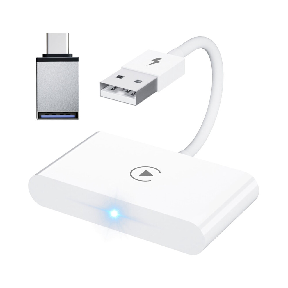 Carplay Wireless Adapter For Factory Wired Systems White 908436375634