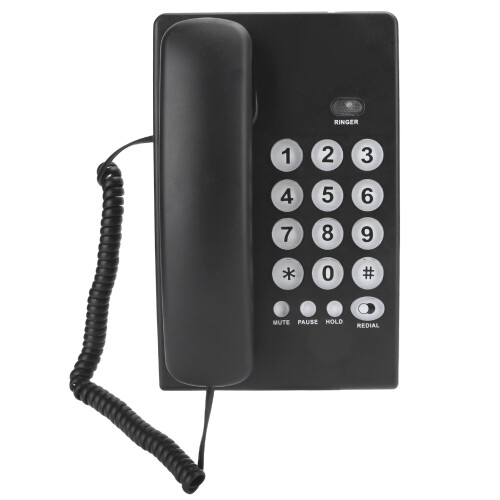 Fixed Corded Desk Phone with Flash Function 1 Unit 2