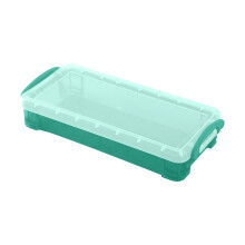 Transparent plastic pencil case for school supplies
