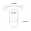 Bathroom Drain Strainer Insect-Proof Anti-Odor 1 Pack 3