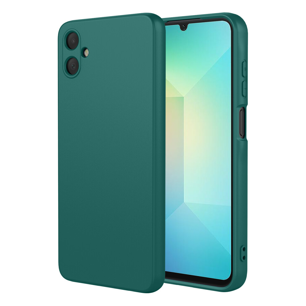 (Blackish ) For Samsung Galaxy A06 4G Case Soft Tpu Shockproof Protective Phone Cover Green 6914292811098