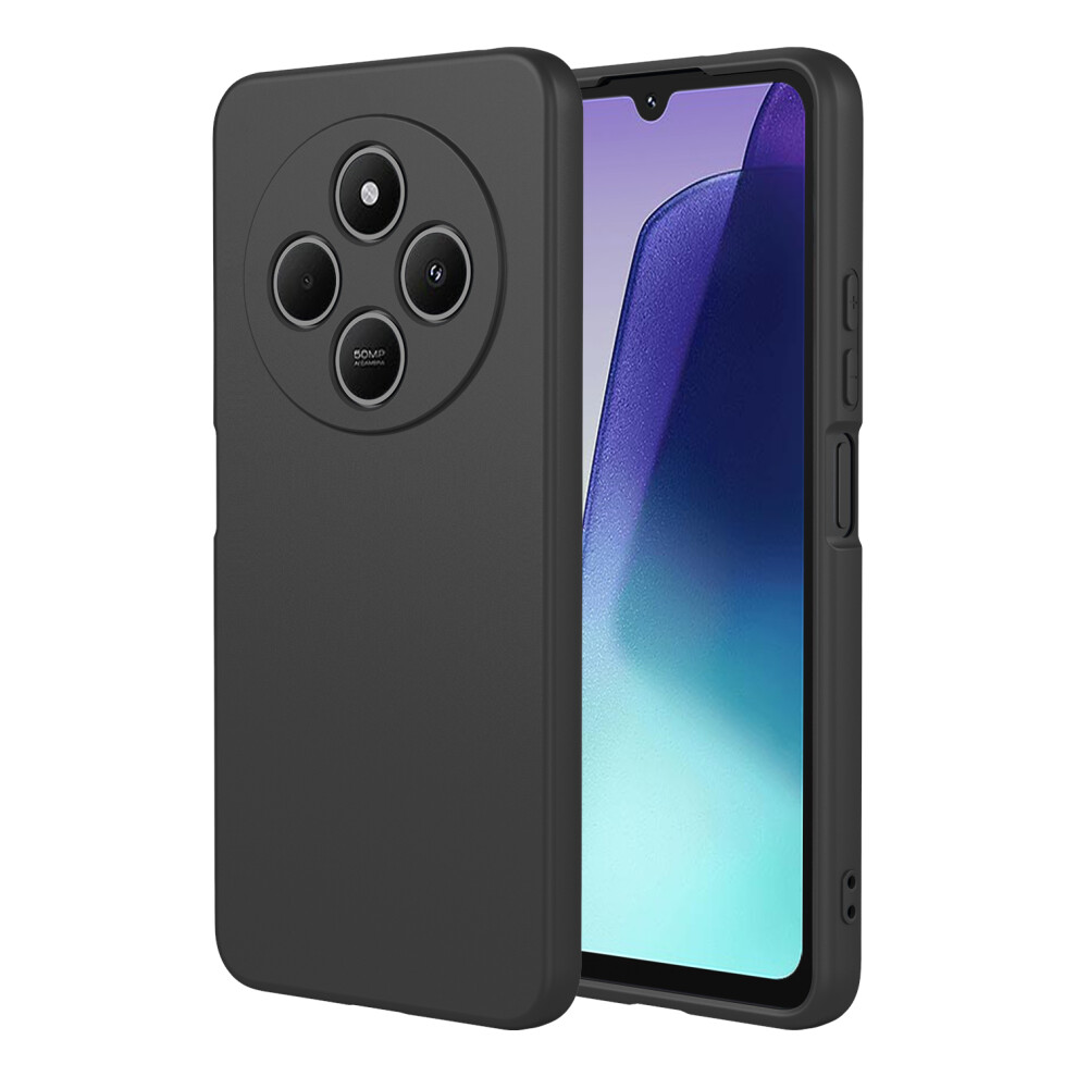 (Black) For Xiaomi Redmi 14C 4G Case Soft Tpu Shockproof Protective Phone Cover Black 6914299817093