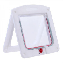 JANDEL small cat door 4-way lock weatherproof 9.4x7.8x1 in