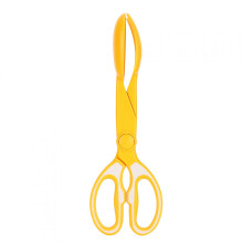 Goick pet poop scooper clamp-style portable yellow