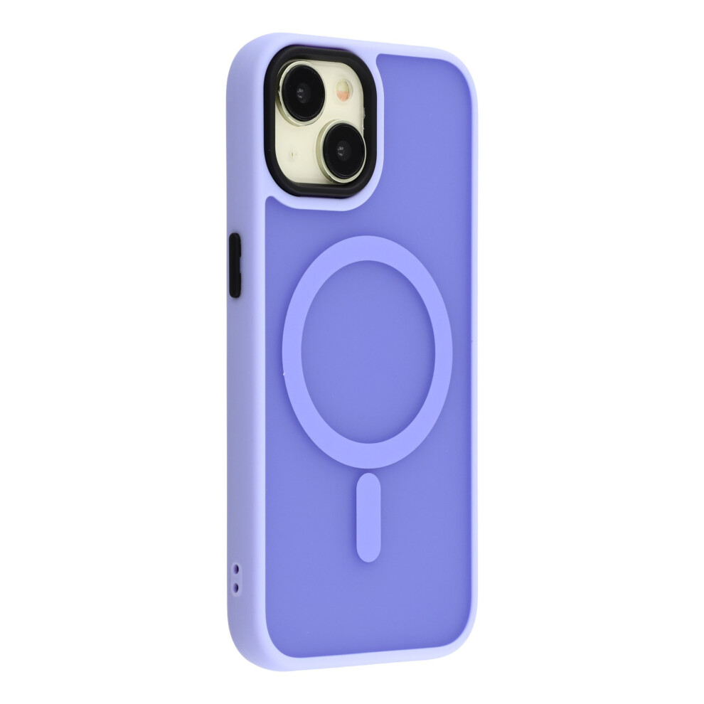 (Purple) For Iphone 14 / 13 Case Compatible With Magsafe Skin-Touch Pc + Tpu Phone Cover Purple 6914294424609