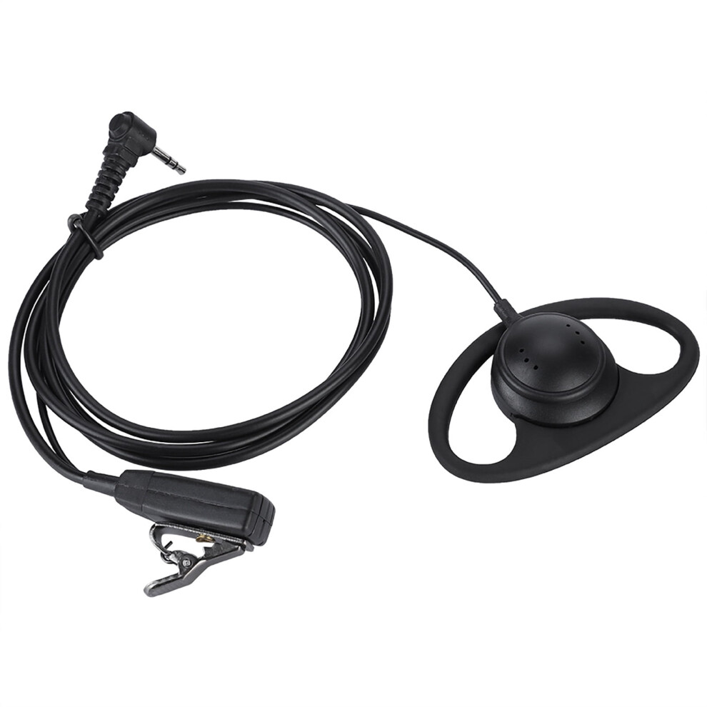 Auriculares Tipo D Con Gancho Para Oreja Negro 2,5 Mm Con 908436057981