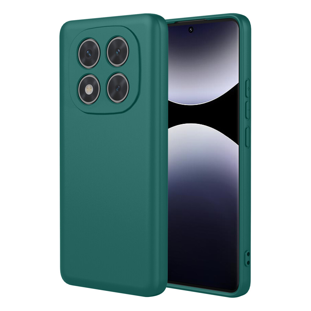 (Blackish ) For Xiaomi Redmi Note 14 Pro 4G Case Soft Tpu Shockproof Protective Phone Cover Green 6914290916177