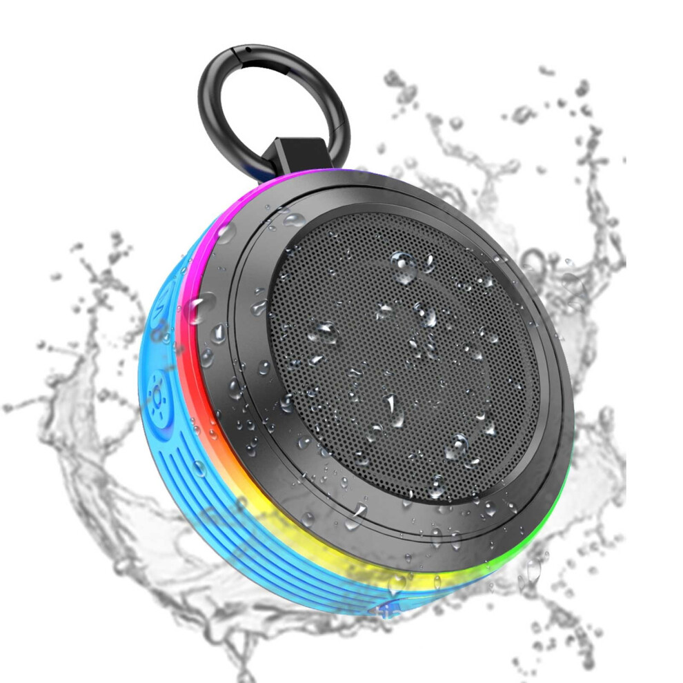 Txmfgh Tooth Speaker Ipx7 Waterproof 360 Sound Blue 908436059244