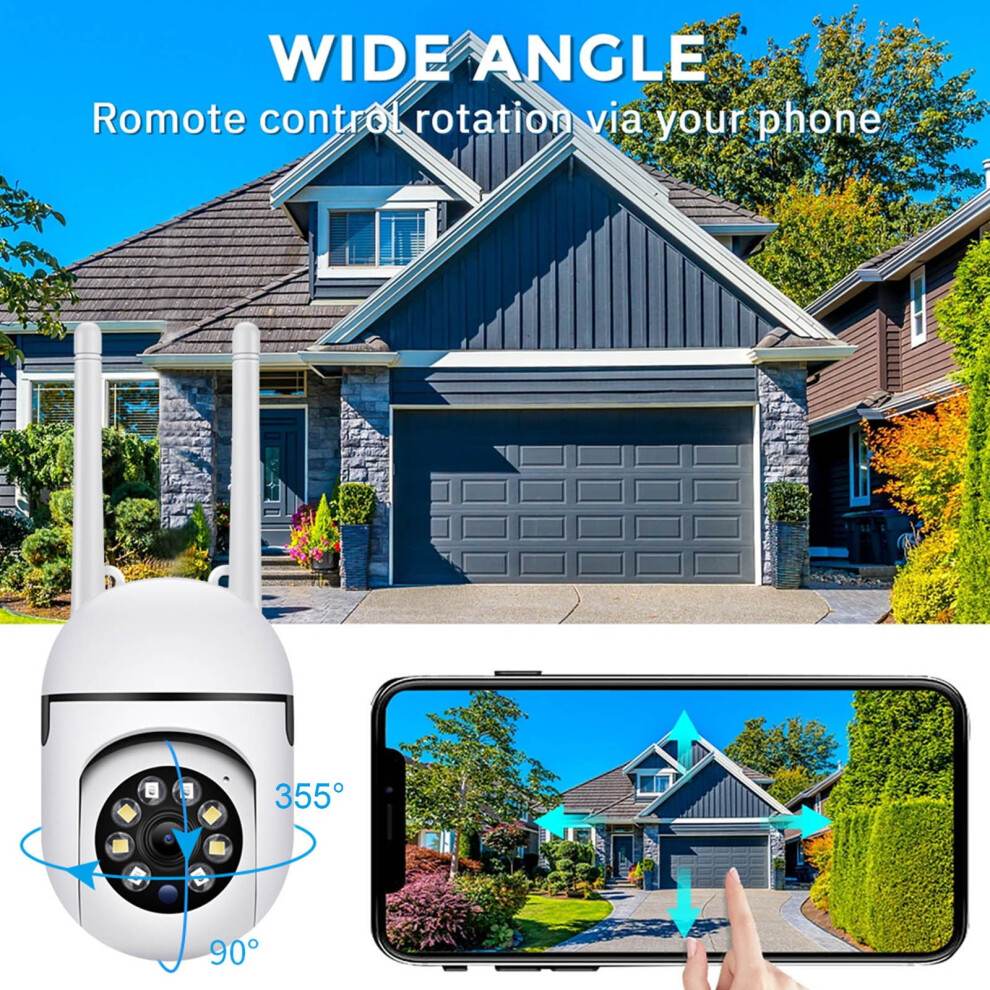 Outdoor Security Camera 1080P Dome 360 Wifi 908436401135