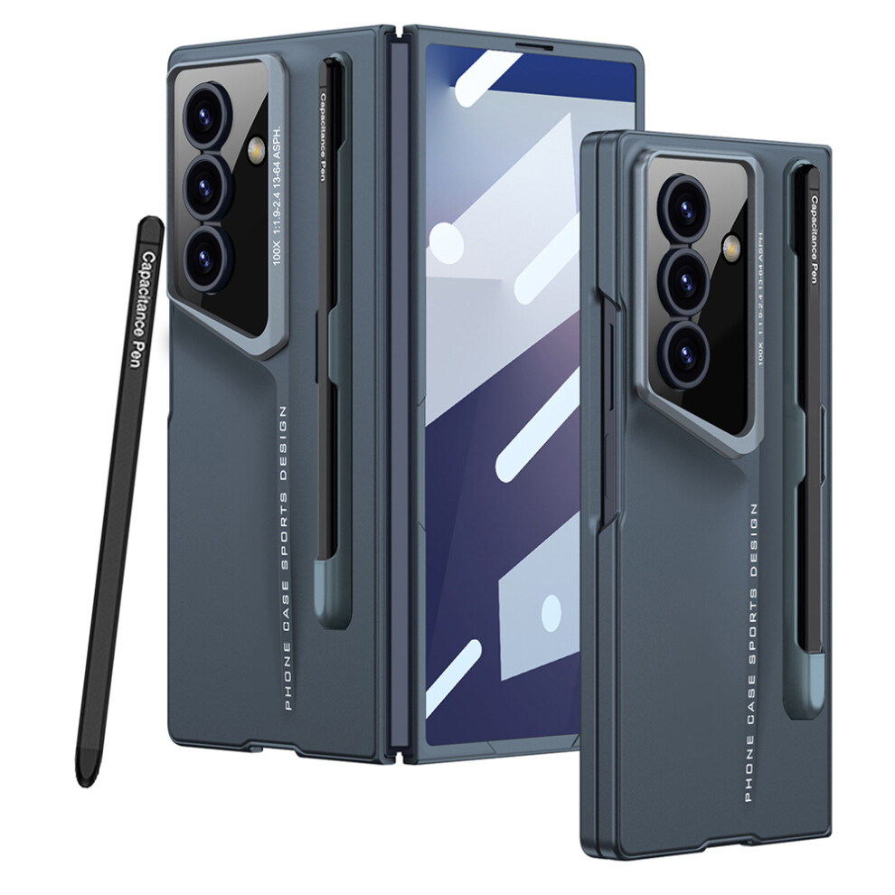 (Green) Gkk For Samsung Galaxy Z Fold7 5G Case With Stylus Pc + Tempered Glass Slim Phone Cover Green 6914292461910