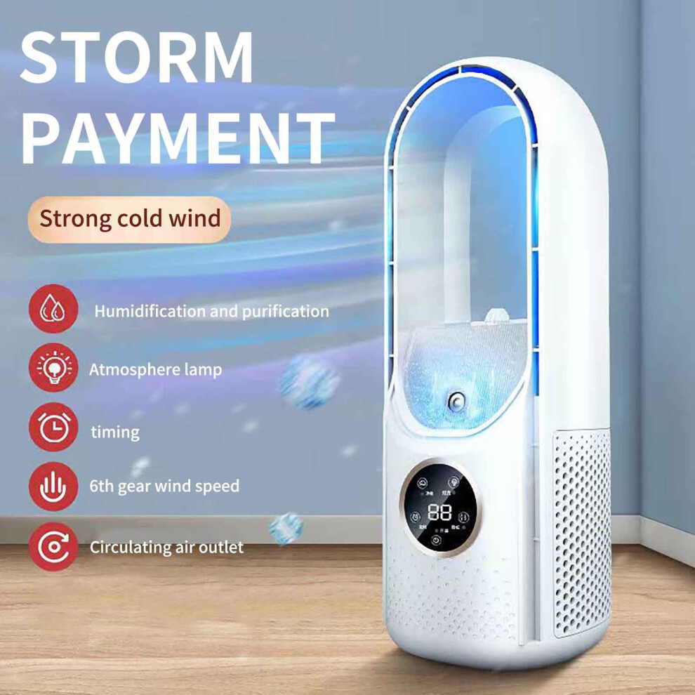 Usb Desk Fan With Humidification And Timer Function 908436396547