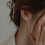 Silver Trend Long Wire Tassel Drop Earrings 3