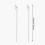 Silver Trend Long Wire Tassel Drop Earrings 4