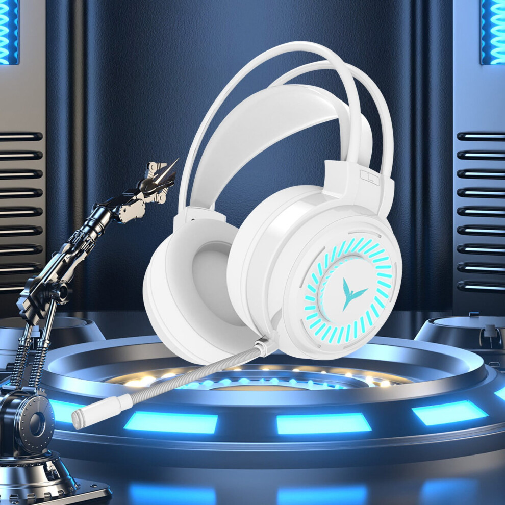 Txmfgh Gaming Headset Over-Ear Noise Cancelling Light 908436402934