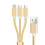 Cable USB tipo C USB2.0 tipo A macho a USB tipo C (USB-C) macho, conector divisor de 1 a 3 1