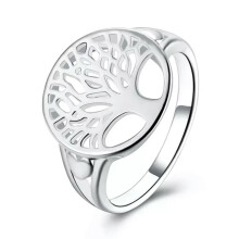 Bague de vie Arbre Argent RSAMD925 Taille 6-9