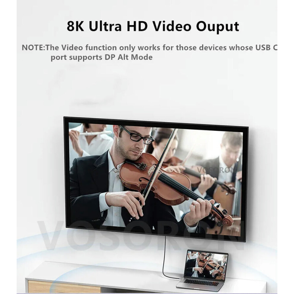 Usb-C Cable 100W Pd 8K@60Hz 20Gbps 3Ft 971050949215