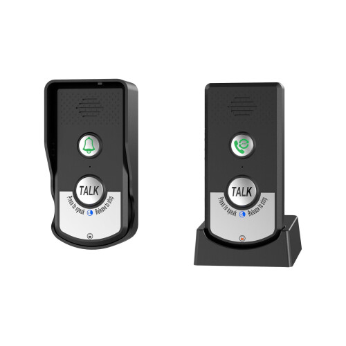 Wireless Voice Intercom Doorbell 1000m Range Rechargeable 1