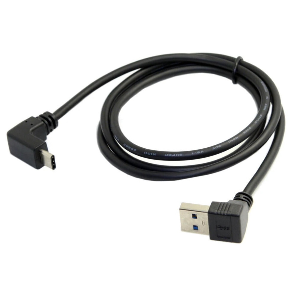 Usb 3.1 Usb-C To Usb-A 90-Degree Down-Angled Data Cable 971050949994
