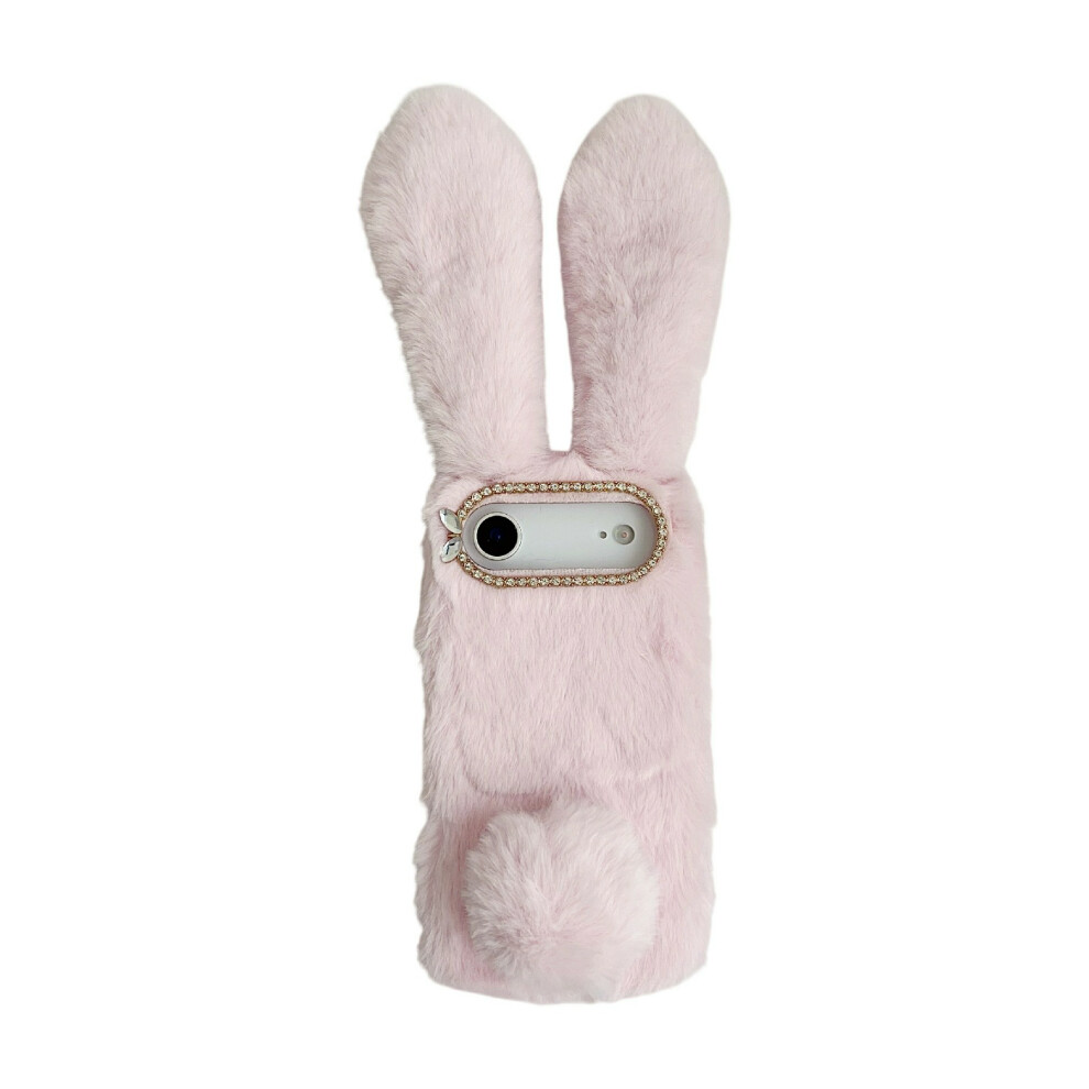 (Pink) For Iphone Air Case Plush Cute Bunny Winter Fluffy Tpu Phone Cover Pink 6914297963105