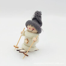 Adorable pendentif traîneau de Noël décoratif, pendentif traîneau pour poupée à poser, cadeau idéal pour les décorations de Noël