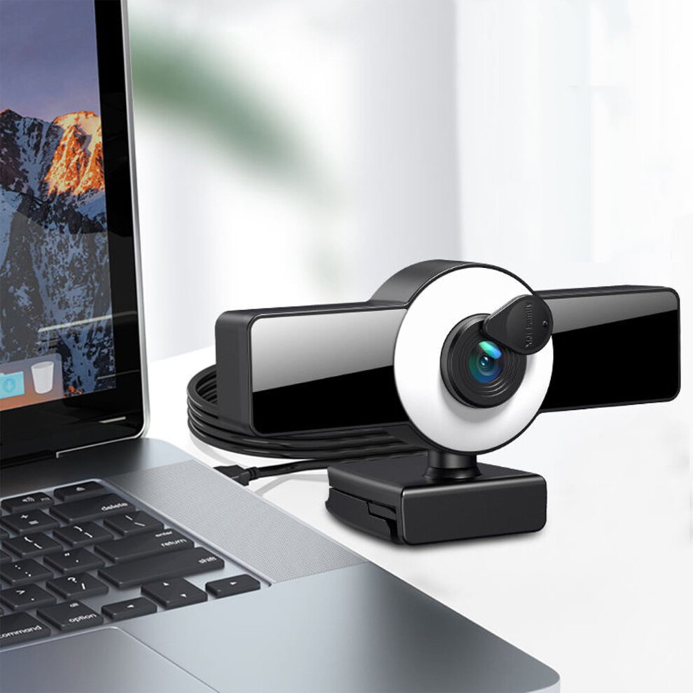 Hd 1080P Webcam With Autofocus And Built-In Mic Black 908436399333