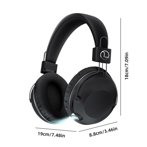 Ακουστικά Bluetooth lulshou 5.3, Ασύρματα ακουστικά με ολοκληρωμένο μπάσο, FM, Κλήση, 2