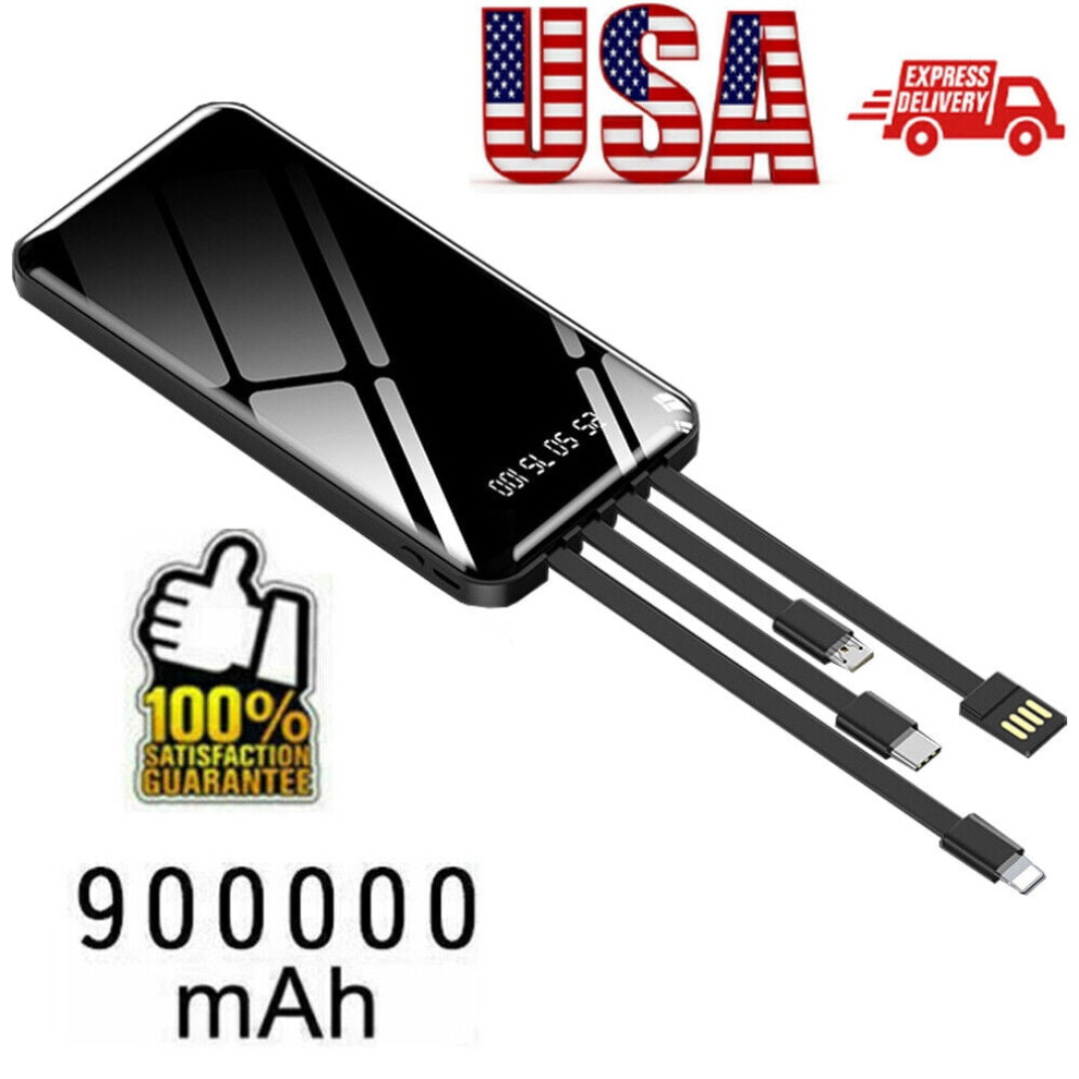 Power Bank 900000Mah Portable External Battery With 4 Usb 971050951430
