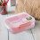 Bento Lunch Box Double Layer Leak-proof 3-compartment 4