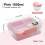 Bento Lunch Box Double Layer Leak-proof 3-compartment 5
