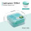 Double Layer Leak-proof Bento Box Microwave Freezer Safe 3 4