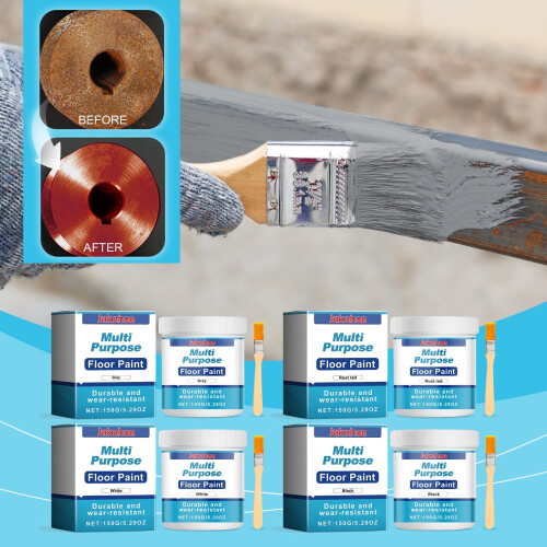 RXIRUCGD floor paint red 150ml 2