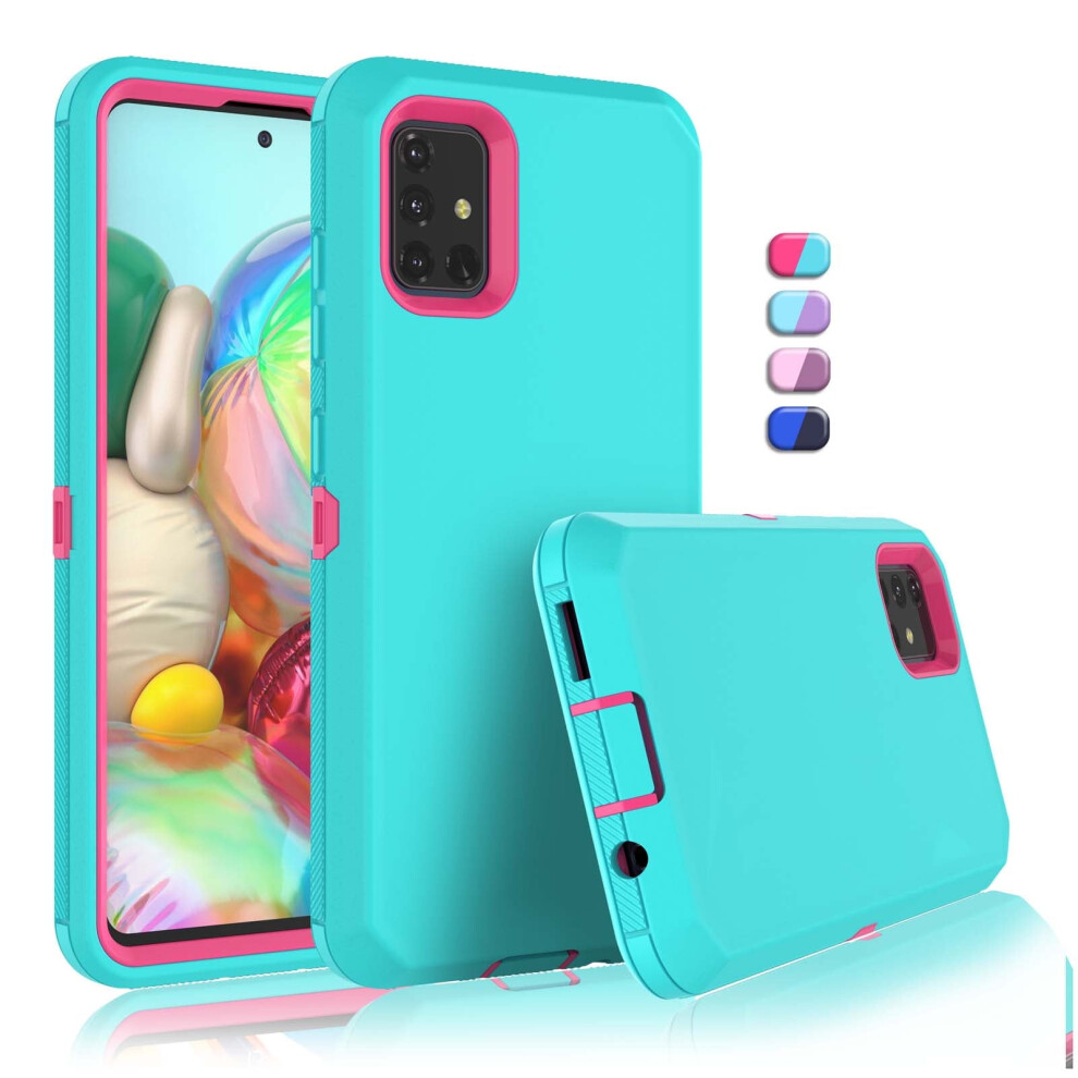Galaxy A71 4G/5G Case 6.7 Inch Mint Heavy Duty 3-In-1 971050977560