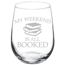 Verre à vin Gobelet Club de lecture humoristique 17 oz sans pied