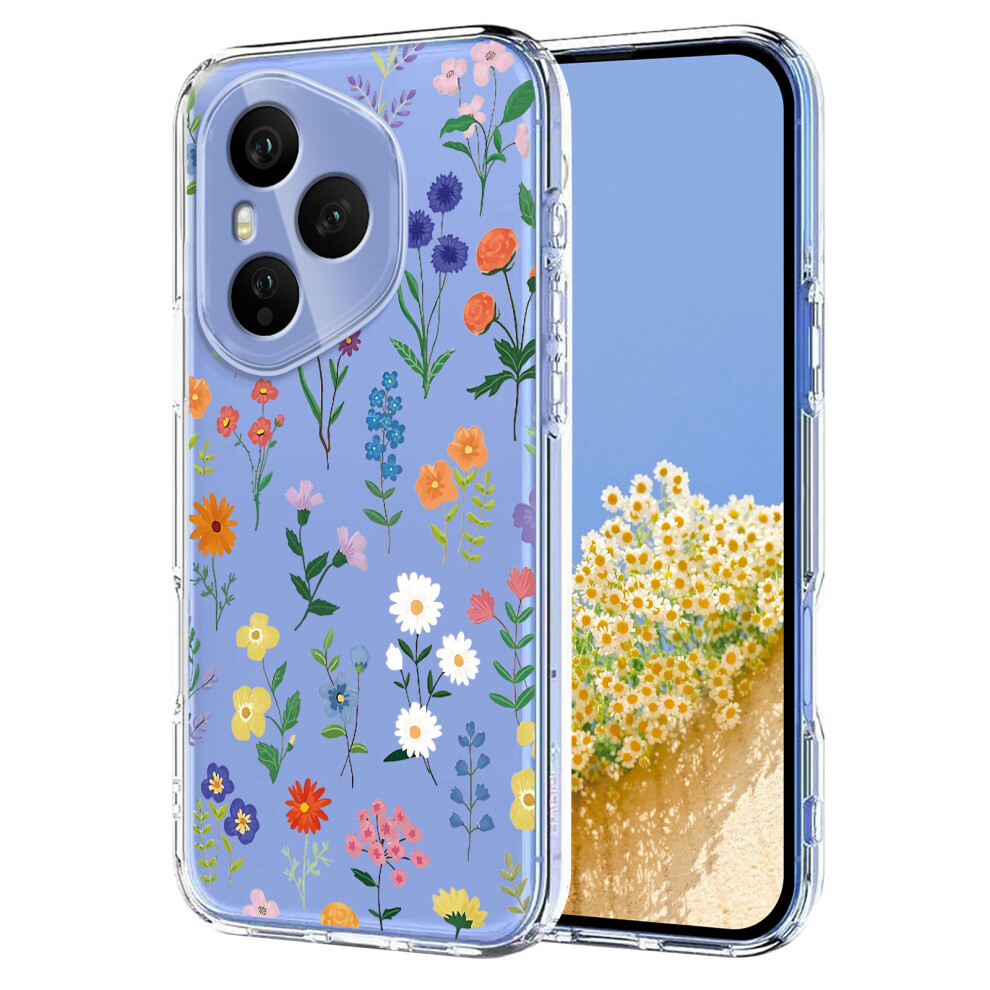 (Daisies) For Honor 400 Pro 5G (Global) Case Butterfly Floral Pattern Printing Tpu Phone Back Cover 6914298546901