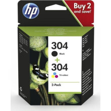 Kit d'encre HP 304 CMJN (3JB05AE)