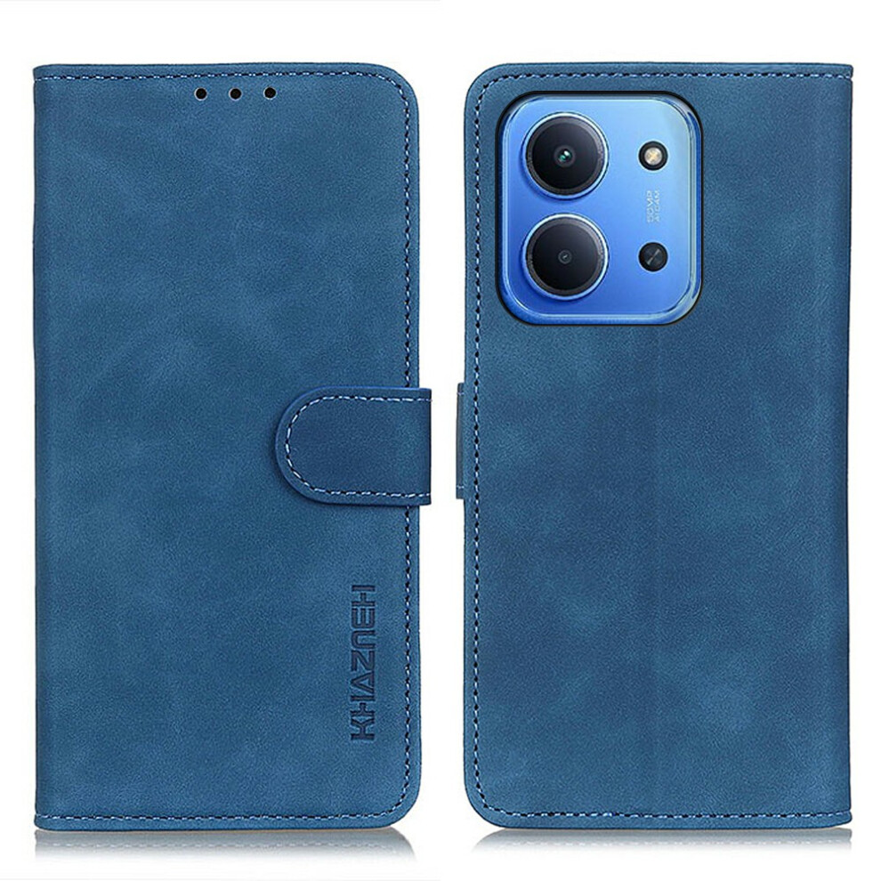 (Blue) Khazneh For Xiaomi Redmi 15C 4G (Global) (171Mm) / Poco C85 4G (171Mm) Case Pu Leather Retro Texture Phone Cover Blue 6914298879313